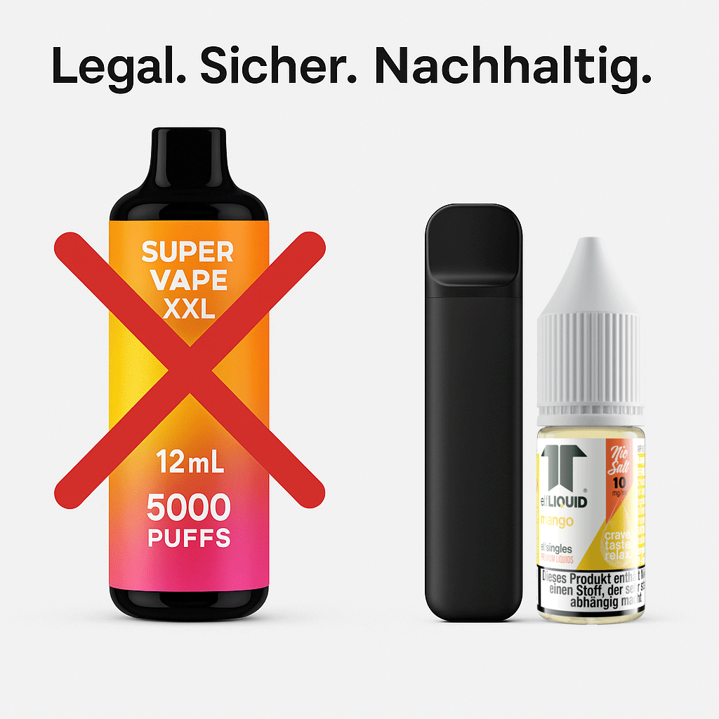 Illegale Einweg-Vapes – was du wissen solltest