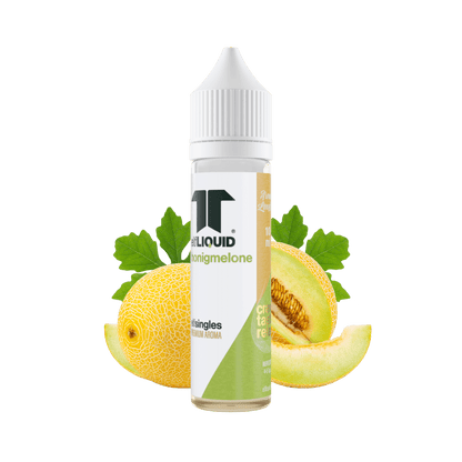 Elf-Liquid Longfill Aroma Honigmelone 10ml – leicht schräg mit Melonenscheiben